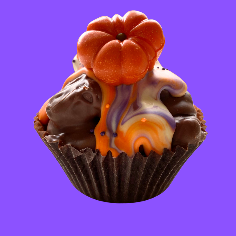 Halloween Rocky Road Muffin