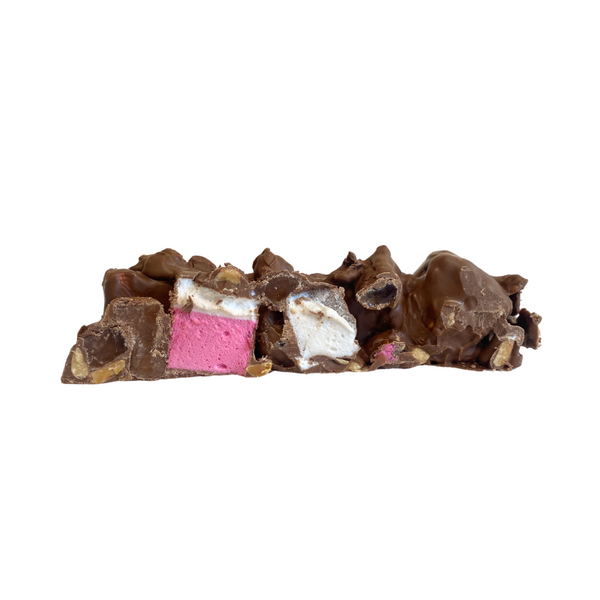 Milk Chocolate Rocky Road 130g – Nina's Chocolates